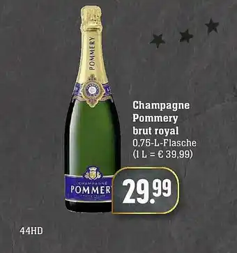 Marktkauf Champagne Pommery Brut Royal Angebot