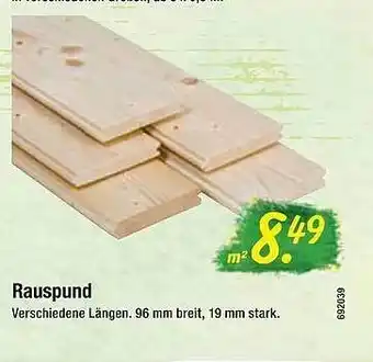 Floraland Rauspund Angebot