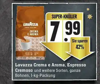 Marktkauf Lavazza Crema E Aroma, Espresso Cremoso Angebot