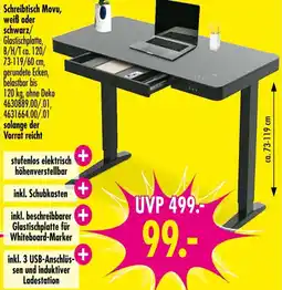 Möbel Boss Schreibtisch Μοvu, weiß oder schwarz Angebot