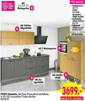 Möbel Boss EXPRESS Einbauküche Angebot