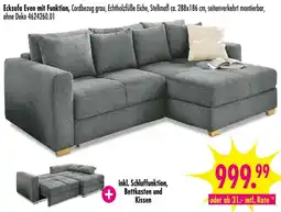 Möbel Boss Ecksofa Even mit Funktion Angebot