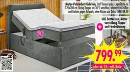 Möbel Boss Motor-Polsterbett Gabriola Angebot