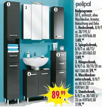 Möbel Boss Pelipal Badprogramm 311 Angebot