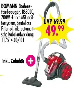 Möbel Boss BOMANN Bodenstaubsauger Angebot