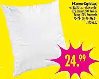 Möbel Boss 3-Kammer-Kopfkissen Angebot