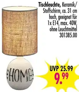 Möbel Boss Tischleuchte Angebot