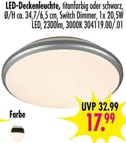 Möbel Boss LED-Deckenleuchte Angebot