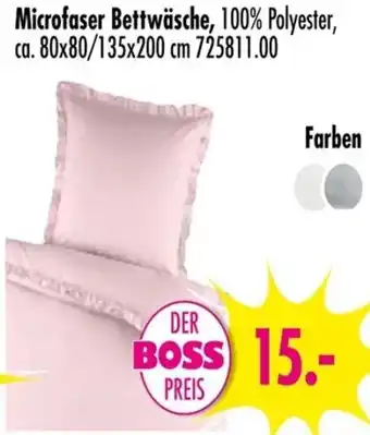 Möbel Boss Microfaser Bettwäsche Angebot