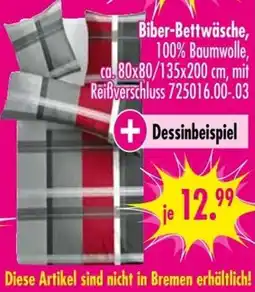 Möbel Boss Biber-Bettwäsche Angebot