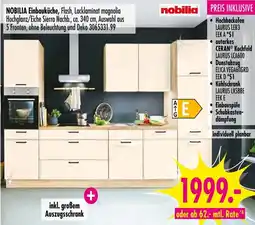 Möbel Boss NOBILIA Einbauküche Angebot