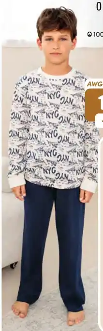 AWG Mode One Way Teener Boys Pyjama Angebot