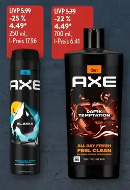 Aldi Süd Axe Deospray Angebot