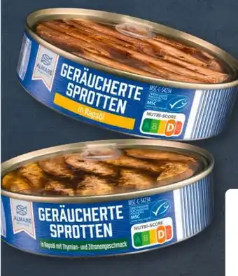 Aldi Süd Almare Geräucherte Sprotten Angebot