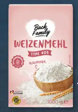 Aldi Süd Back Family Weizenmehl Angebot