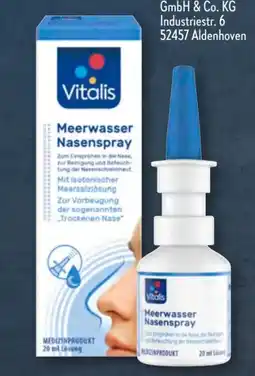 Aldi Süd Vitalis Meerwasser Nasenspray Angebot