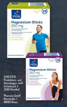 Aldi Süd Vitalis Magnesium Sticks Angebot