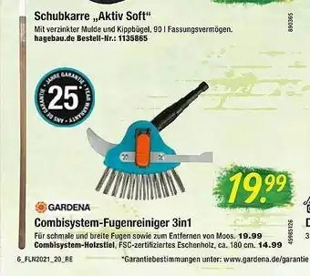 Floraland Gardena Combisystem Fugenreiniger 3in1 Angebot