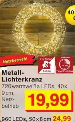 Wiglo Wunderland Metall- Lichterkranz Angebot