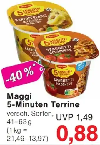 Wiglo Wunderland Maggi 5-Minuten Terrine Angebot