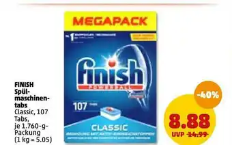 PENNY Finish Spülmaschinentabs Angebot