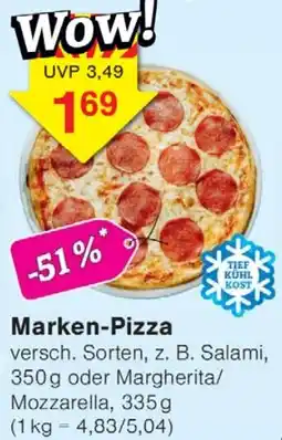 Wiglo Wunderland Marken-Pizza Angebot