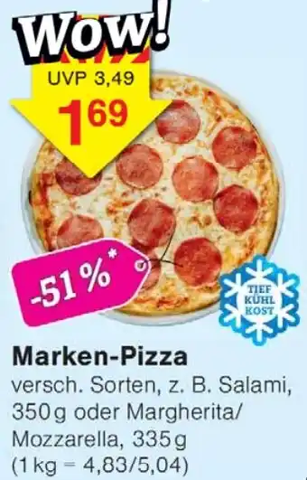 Wiglo Wunderland Marken-Pizza Angebot