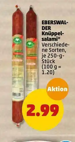 PENNY Eberswalder Knüppelsalami Angebot