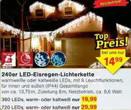 Wiglo Wunderland 240er LED-Eisregen-Lichterkette Angebot