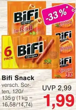 Wiglo Wunderland Bifi Snack Angebot