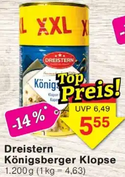 Wiglo Wunderland Dreistern Königsberger Klopse Angebot