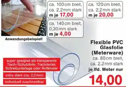 Wiglo Wunderland Flexible PVC Glasfolie (Meterware) Angebot