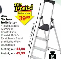 Wiglo Wunderland Alu- Sicherheitsleiter Angebot
