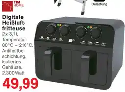 Wiglo Wunderland TIM HOME Digitale Heißluftfritteuse Angebot