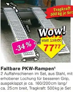 Wiglo Wunderland Faltbare PKW-Rampen Angebot