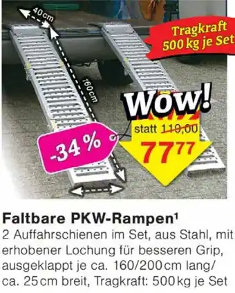 Wiglo Wunderland Faltbare PKW-Rampen Angebot