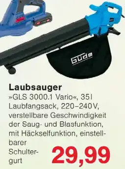 Wiglo Wunderland Gude Laubsauger Angebot