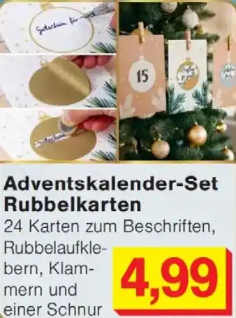 Wiglo Wunderland Adventskalender-Set Rubbelkarten Angebot