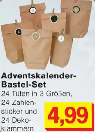 Wiglo Wunderland Adventskalender- Bastel-Set Angebot