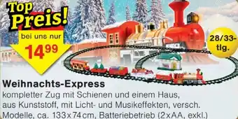 Wiglo Wunderland Weihnachts-Express Angebot