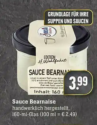 Scheck-in-Center Edition H Wohlfahrt Sauce Bearnaise Angebot