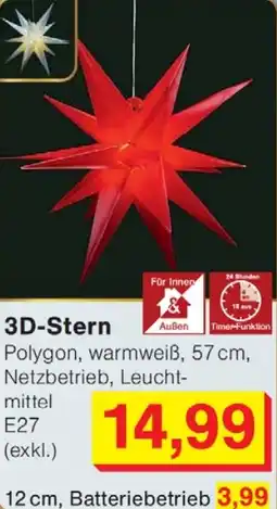 Wiglo Wunderland 3D-Stern Angebot