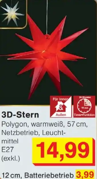 Wiglo Wunderland 3D-Stern Angebot