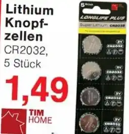 Wiglo Wunderland TIM HOME Lithium Knopfzellen Angebot