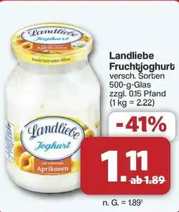 Famila Nord West L Landliebe Fruchtjoghurt Angebot