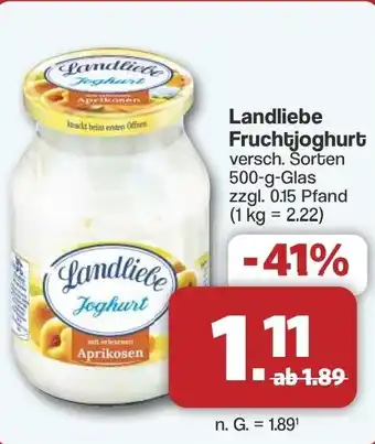 Famila Nord West L Landliebe Fruchtjoghurt Angebot