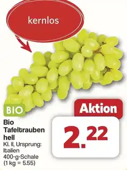 Famila Nord West Bio Tafeltrauben hell Angebot