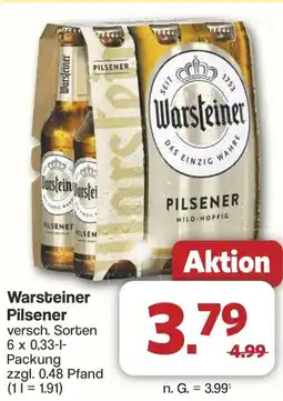 Famila Nord West Warsteiner Pilsener Angebot