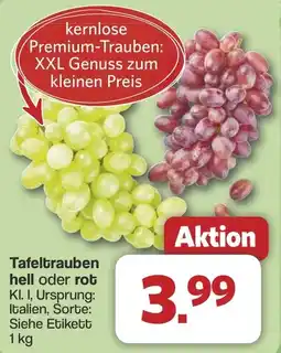 Famila Nord West Tafeltrauben hell oder rot Angebot