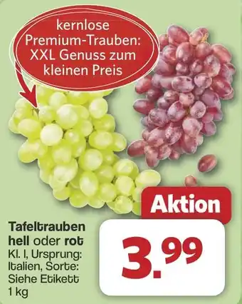 Famila Nord West Tafeltrauben hell oder rot Angebot